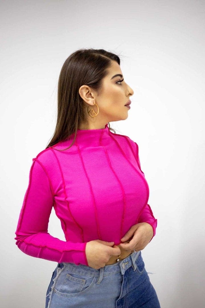 crop top Tamy fushia