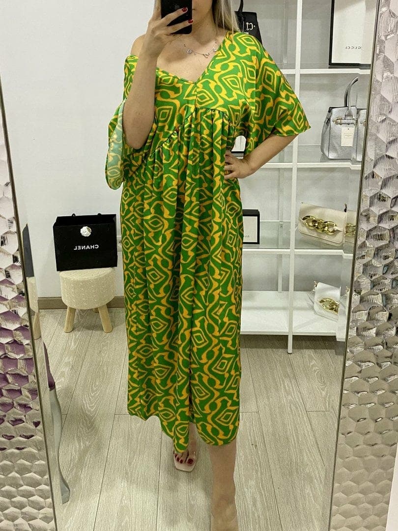 Robe Shakira citron oversize