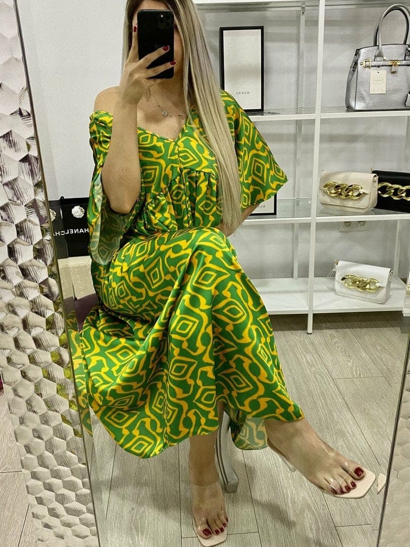 Robe Shakira citron oversize