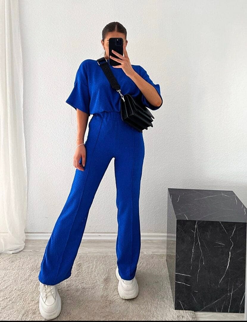 Ensemble Jersey bleu