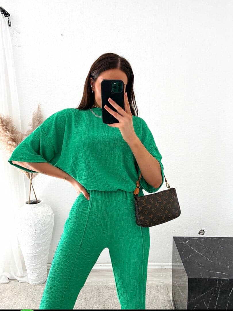 Ensemble Jersey vert