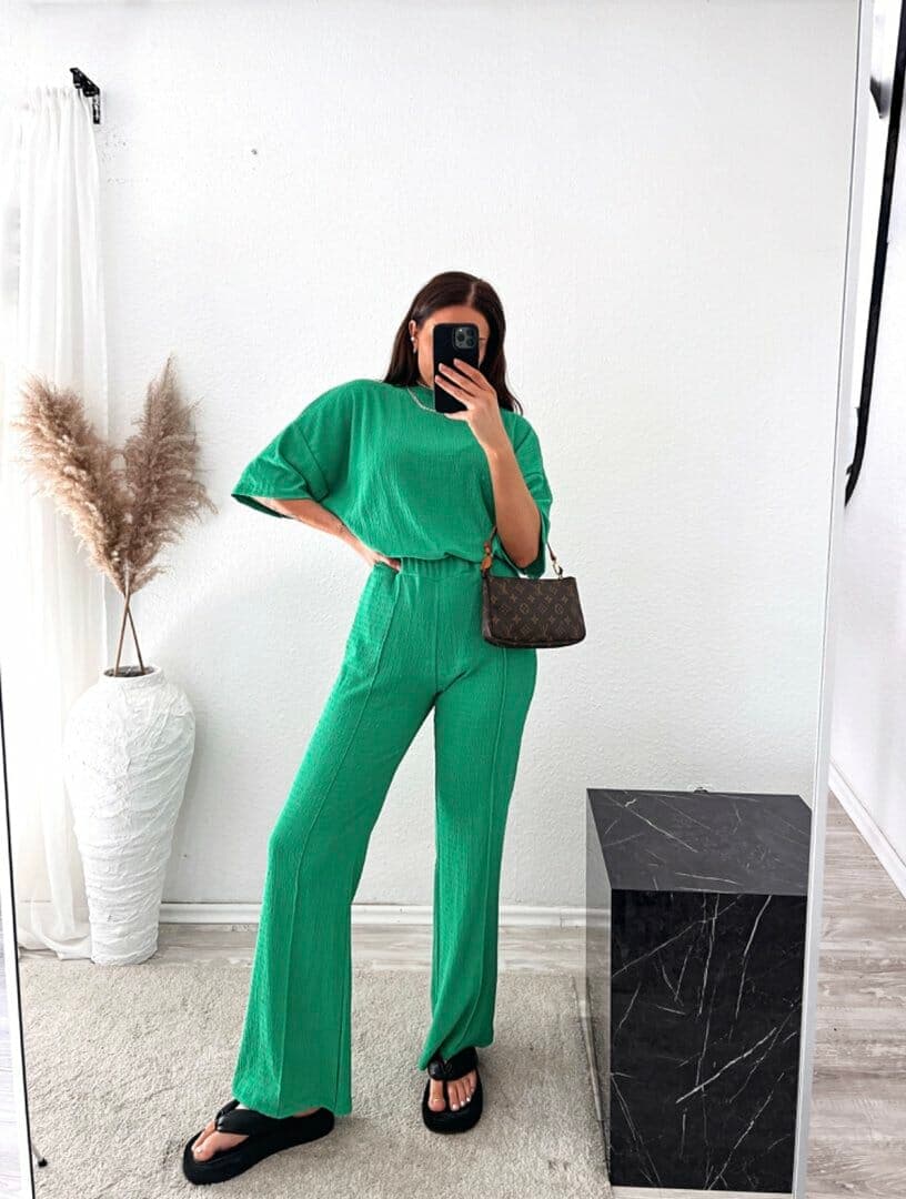 Ensemble Jersey vert