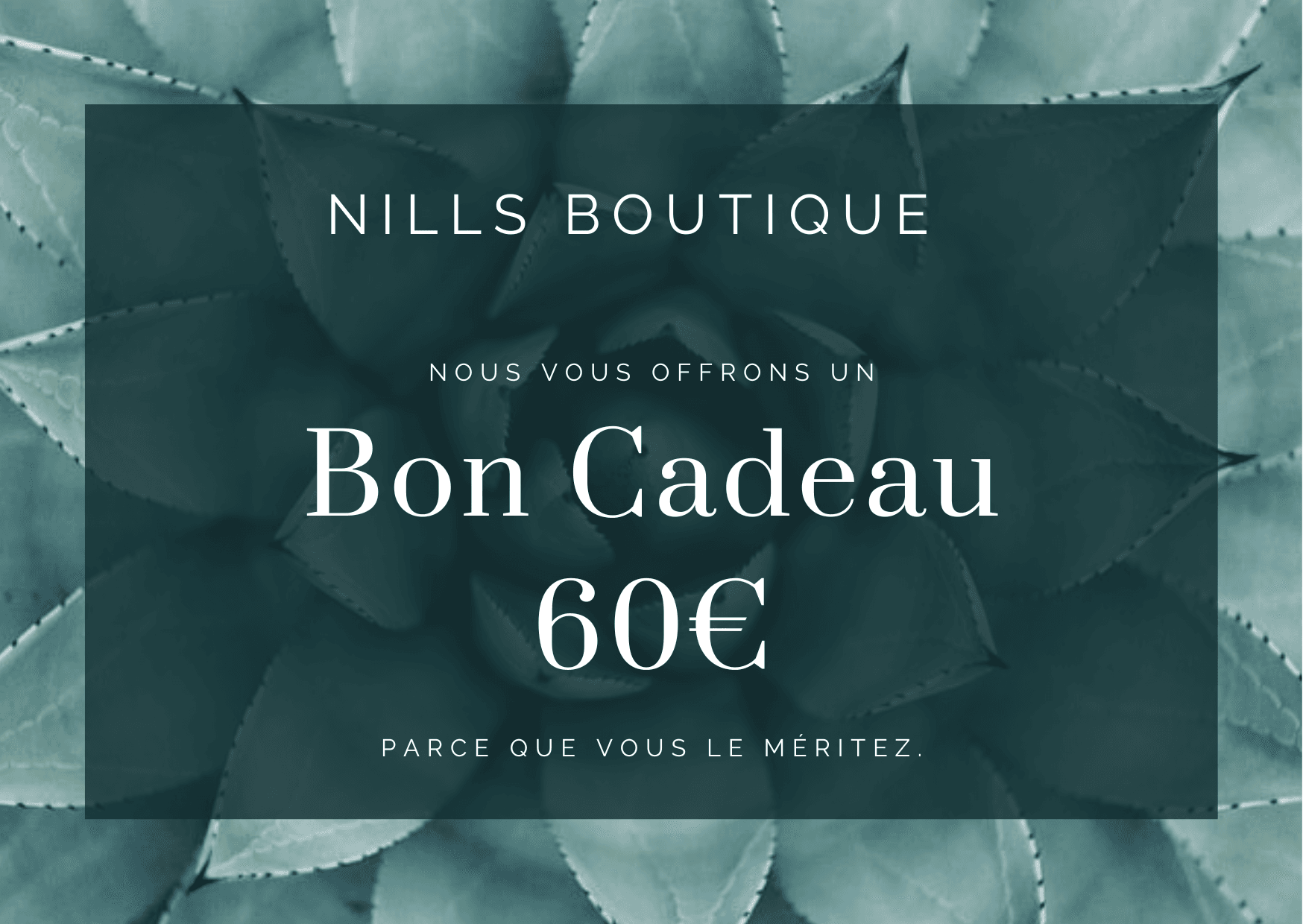 Bon cadeau 60€